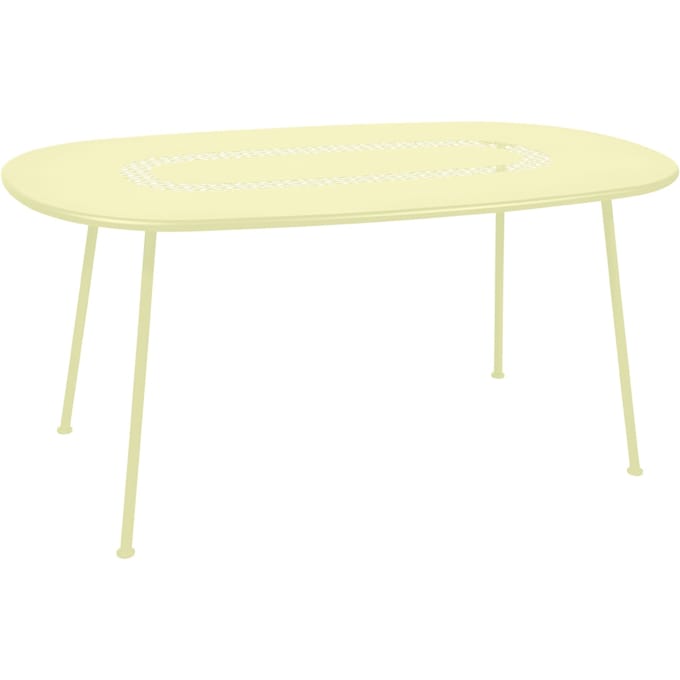 Fermob Lorette Tafel ovaal - A6 citroensorbet