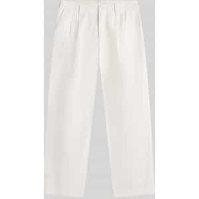 loose fit broek met bandplooien