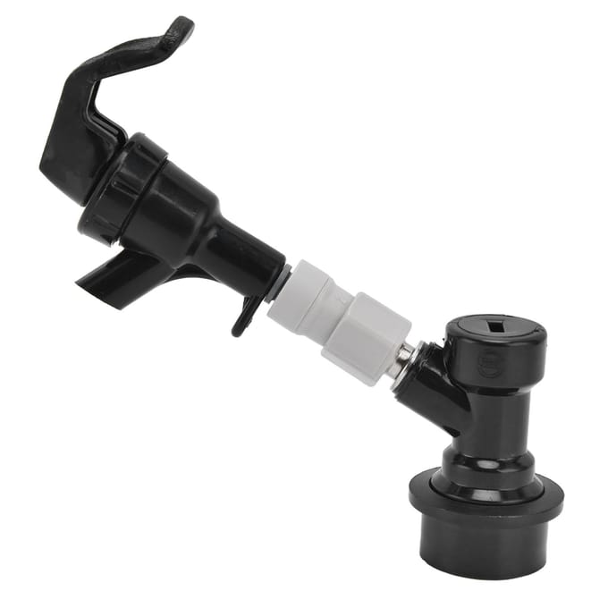 Biertap Plastic Zwart Draagbaar Biertap Kraan voor Buiten Picknick Feest Barbecue Bier Dranken gray