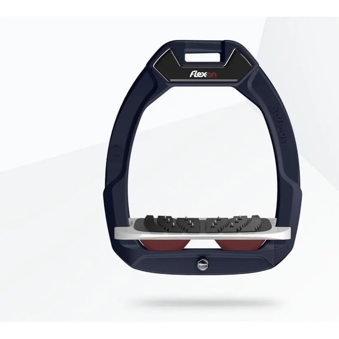 Veiligheidsstijgbeugels met Ultra Grip Incliné Bordeaux/Grijs/Bordeaux Flex-On Safe-On