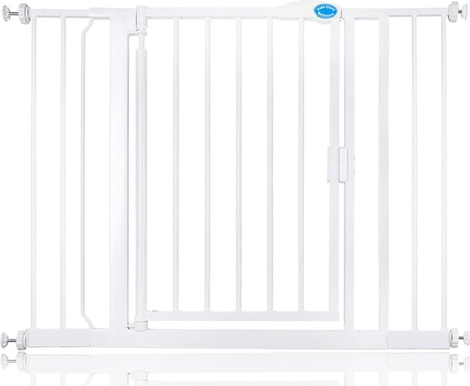 Bettacare Auto-Close Klemhek, Hondenhekje, 103.8cm - 110.8cm, Wit