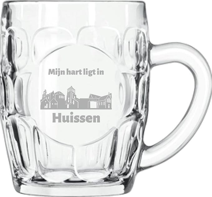 Gegraveerde Bierpul 55cl Huissen