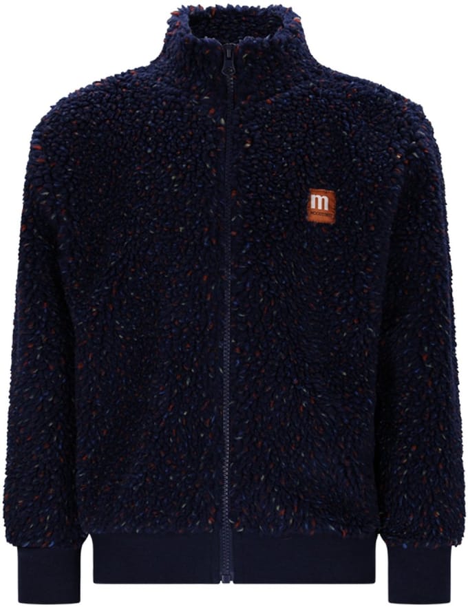Moodstreet - SAM fleece cardigan - Navy - Maat 98-104