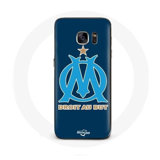 Coque - Olympique de Marseille - Galaxy S7 - Souple - Sportif - Bleu bleu
