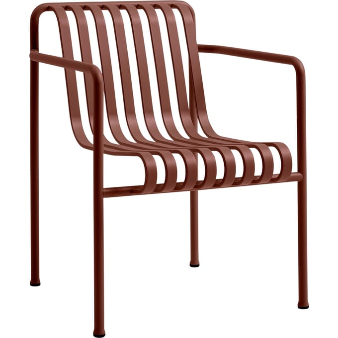 HAY Palissade Dining Arm Chair - iron red