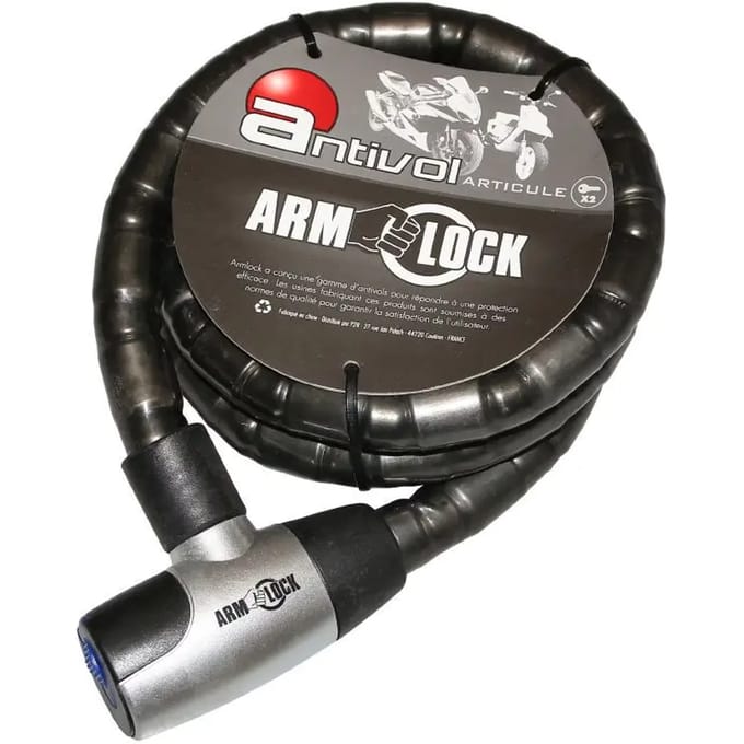 Scharnierend kettingslot met 2 sleutels Armlock