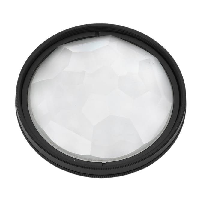 Camera Kaleidoscoop Filter Hoge Transmissie Optisch Glas Camera Lens Kaleidoscoop Effecten Filter 49mm / 1.93in white