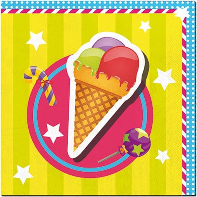 Folat - Servetten - Cake & Candy (20 stuks)