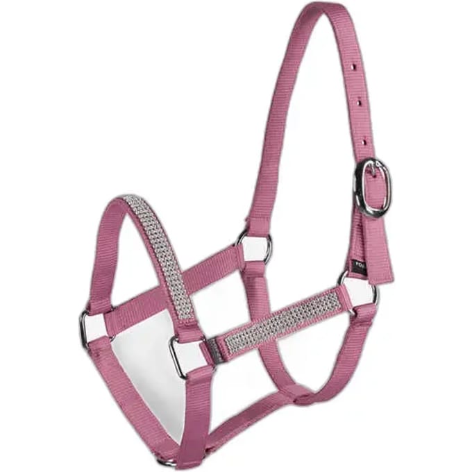 Horze veulenhalster Strass - roze