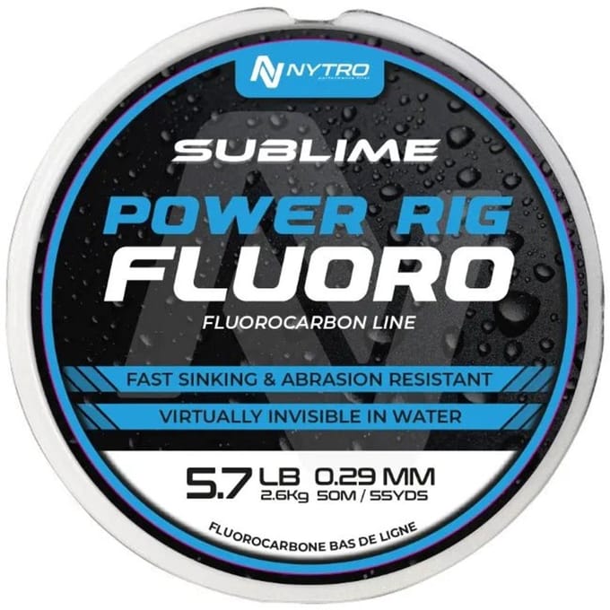 Nytro Sublime Power Rig Fluorocarbon | 50m 0.26mm