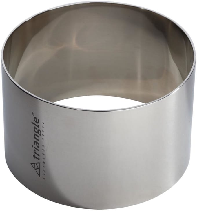 Triangle Serveerring Rond 8 cm – RVS – Vaatwasserbestendig