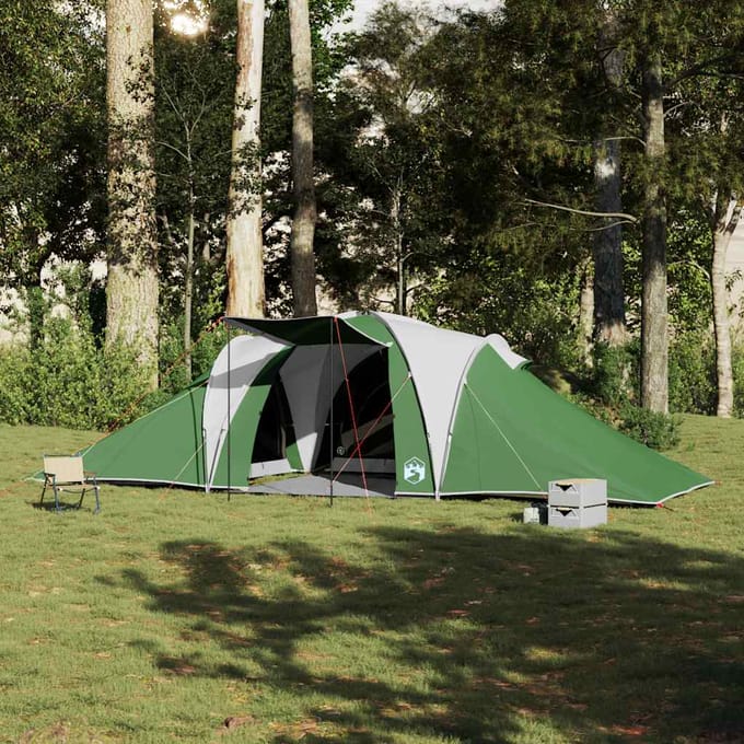 vidaXL - Koepeltent - 6-persoons - waterdicht - groen