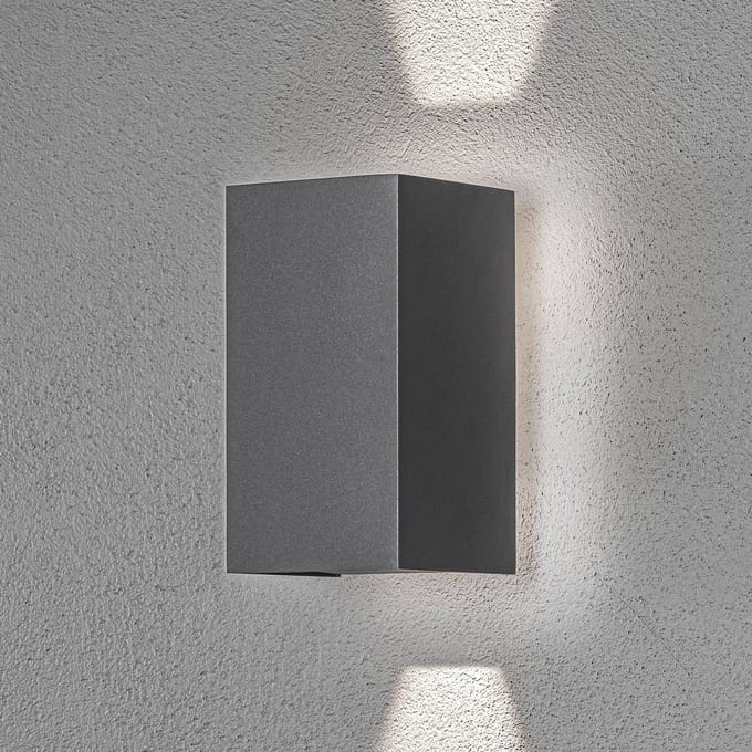 Konstsmide Cremona 7871-370 LED-buitenlamp (wand) Energielabel: G (A - G) LED LED vast ingebouwd 9 W Antraciet