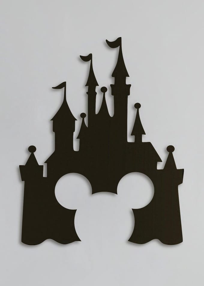 Wanddecoratie | Disney kasteel - L (48x60cm)