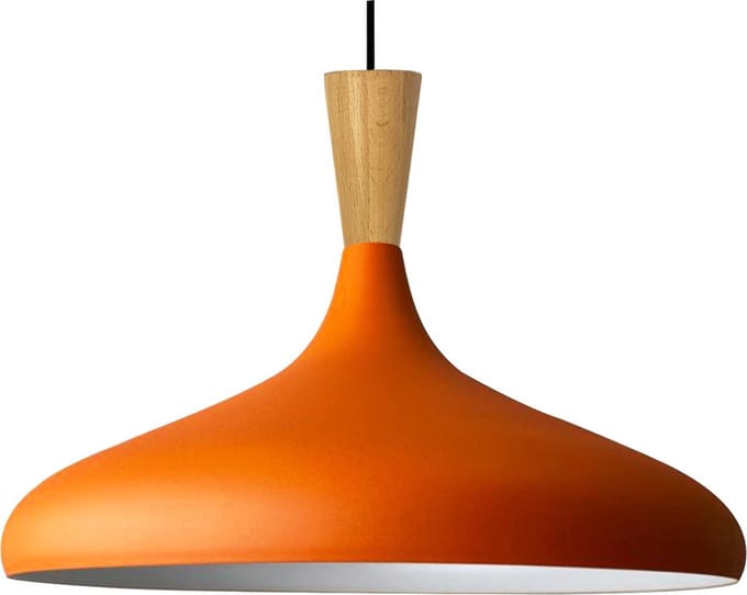 Bamyum Champion Træ Hanger, 35 cm Hanglamp Metaal E27 , Scandinavische Oranje Hanglamp