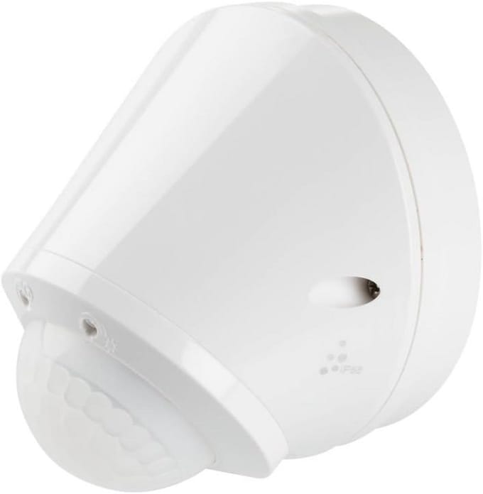 Bewegingsmelder Binnen Buiten - 360° Infrarood Sensor met Groot Bereik en Instelbare Gevoeligheid