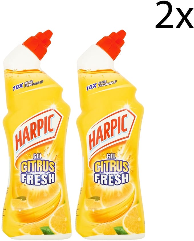 Harpic WC-reiniger Gel Citrus Fresh - 750ml x2