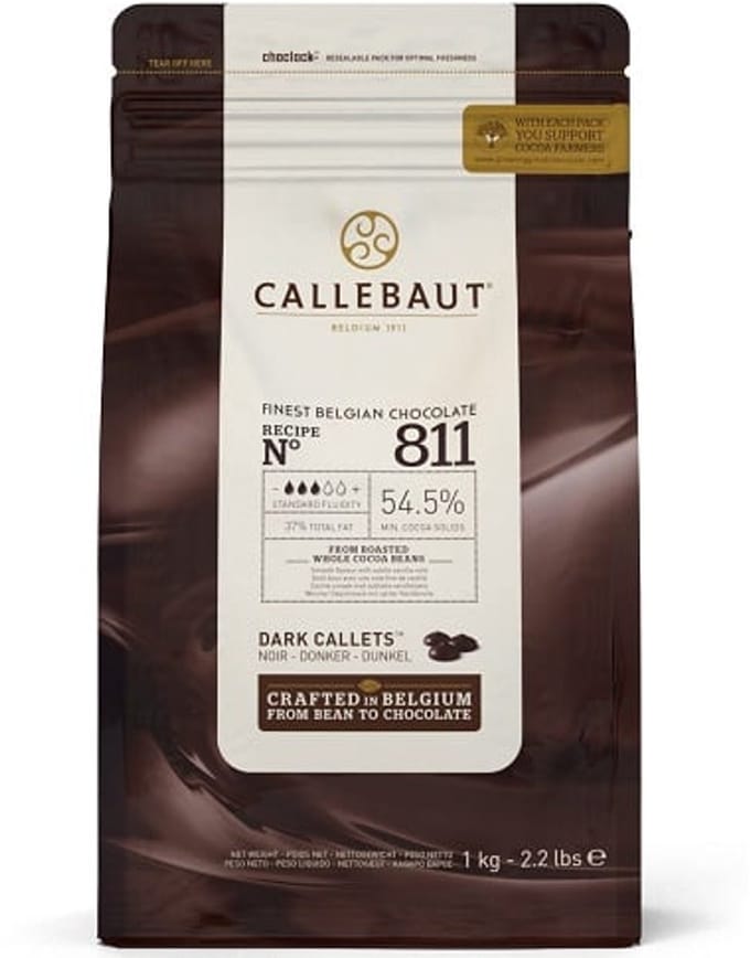 Callebaut Chocolade Callets - Puur - 1 kg