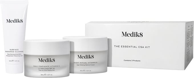 Medik8 The Essential CSA Kit - Skincare routine met vitamine C, SPF en retinol