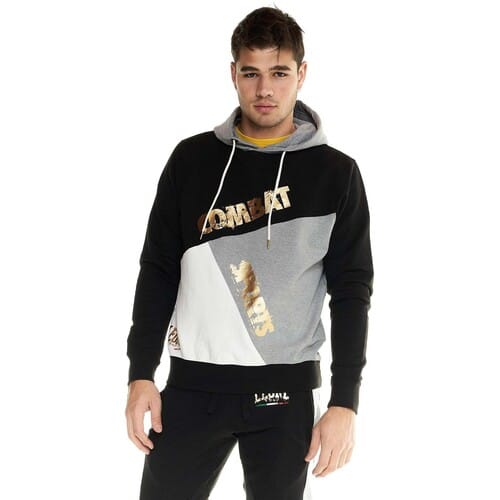 Capuchon sweaters Leone 1947 Man Hoody Diagonal Gold