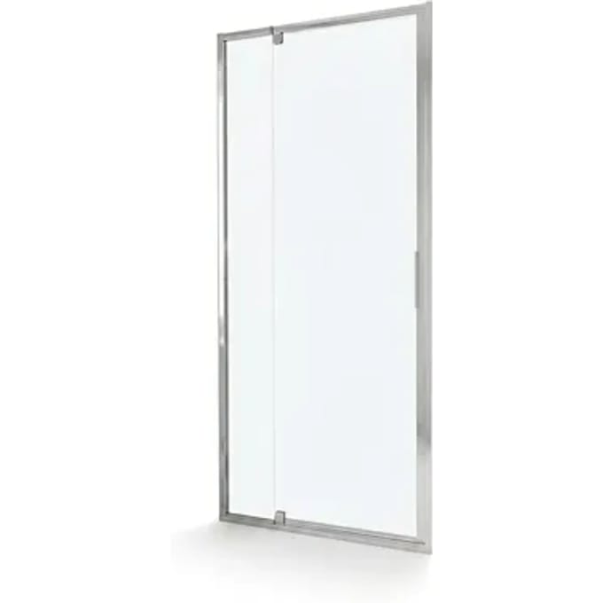Aquavive Douche Draaideur Anza - Helder Glas 6mm Chrome- 78-91x200cm
