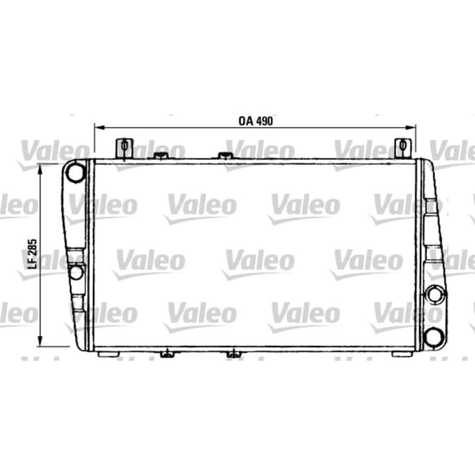 Radiator VALEO 730375