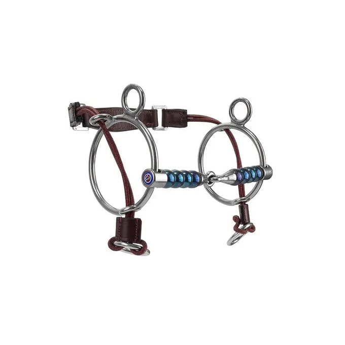 Combiné bit voor paard Trust Sweet Iron Curbgag Cherry Roller 16