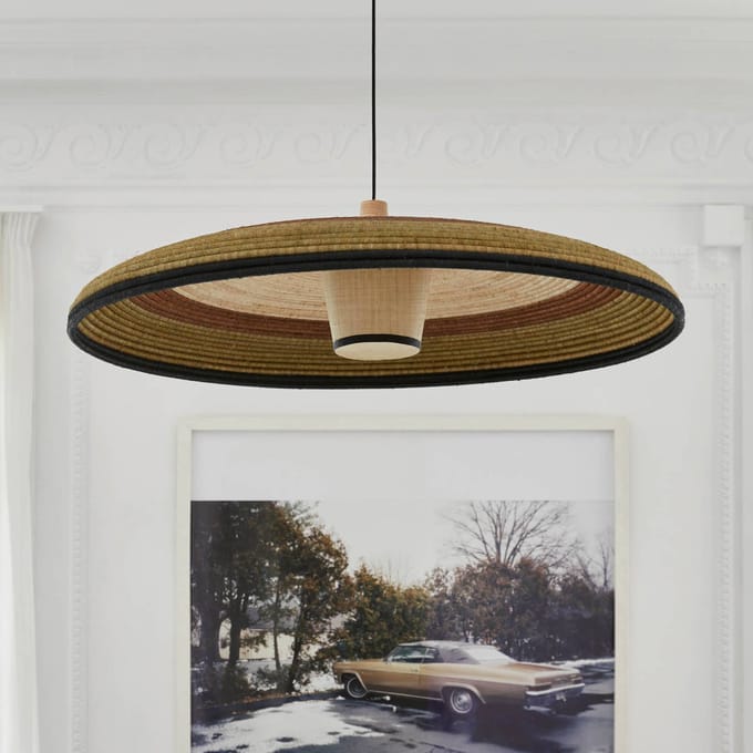 Forestier Grass hanglamp XL, groen
