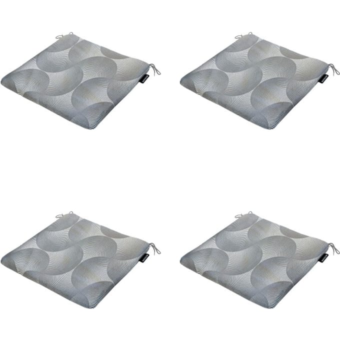 Madison zitkussen napels - 40x40x4,5cm set van 4
