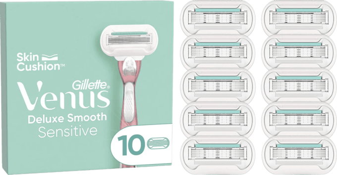 Gillette Venus Scheermesjes Pro Smooth Sensitive - 10 stuks - Brievenbusverpakking