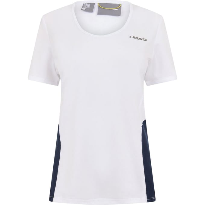 Head Dames/Dames Technisch T-shirt (Wit, Zwart)