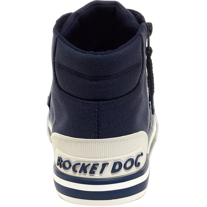 Rocket Dog Dames/dames Jazzin Hi Trainers (Marine)