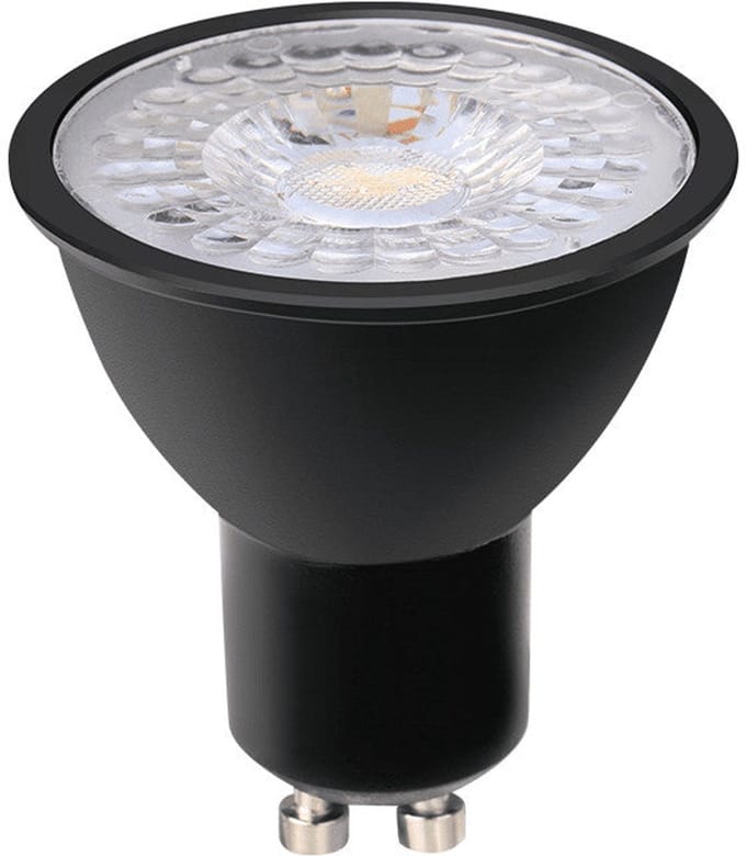Voordeelpak | 10 stuks | LED Spot 3W | Zwart | GU10 | Dimbaar | 3000K - Warm wit (830)
