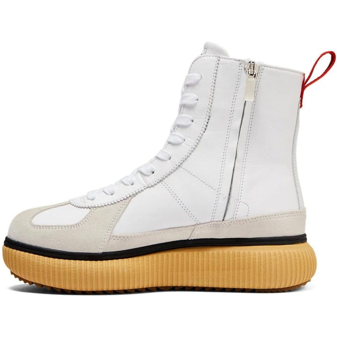 Onitsuka Tiger Delecity Boot Wit Vurig Rood Unisex Sneakers 1183C158-100 39 white
