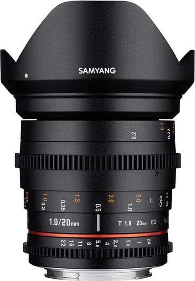 Samyang 20mm T1.9 ED AS UMC VDSLR MFT