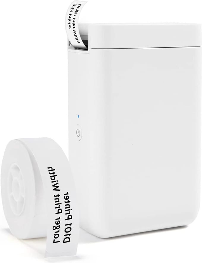 NIIMBOT D101 Draagbare Intelligente Stickerprinter - Startband Inbegrepen - Thuis, Kantoor, School