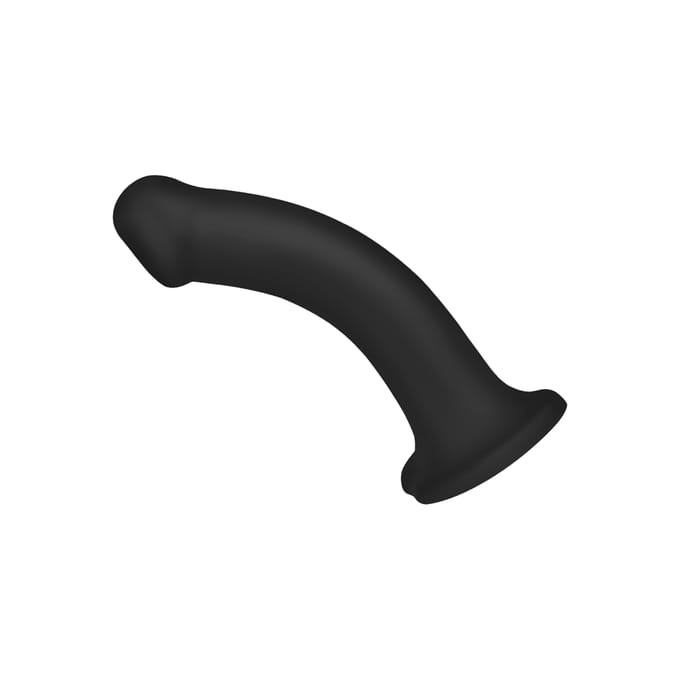 Strap-On-Me - Semi-Realistische Dildo met Zuignap - Zwart - Maat XL