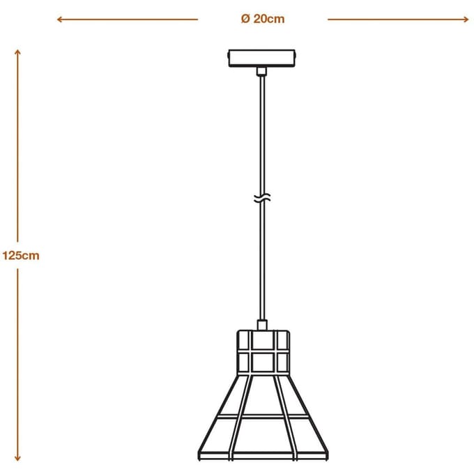 Ledvance LED Armatuur E27 | Decor Concrete Bim Pendant E27 Dark Gray