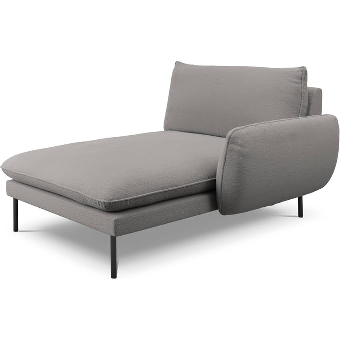 Chaise longue Vienna rechts bouclé | Cosmopolitan Design