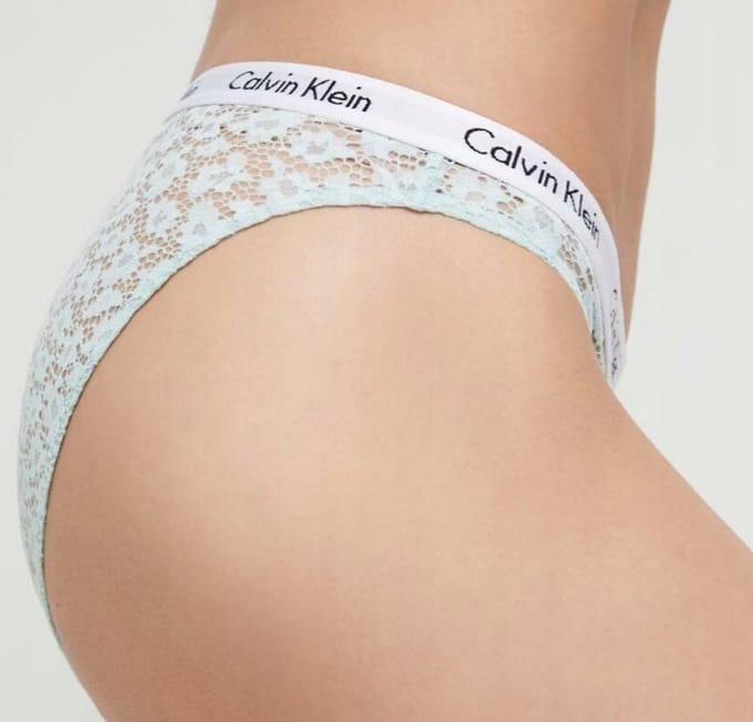 Calvin Klein Serie - Dames Figuur - Kant - Groen - XS