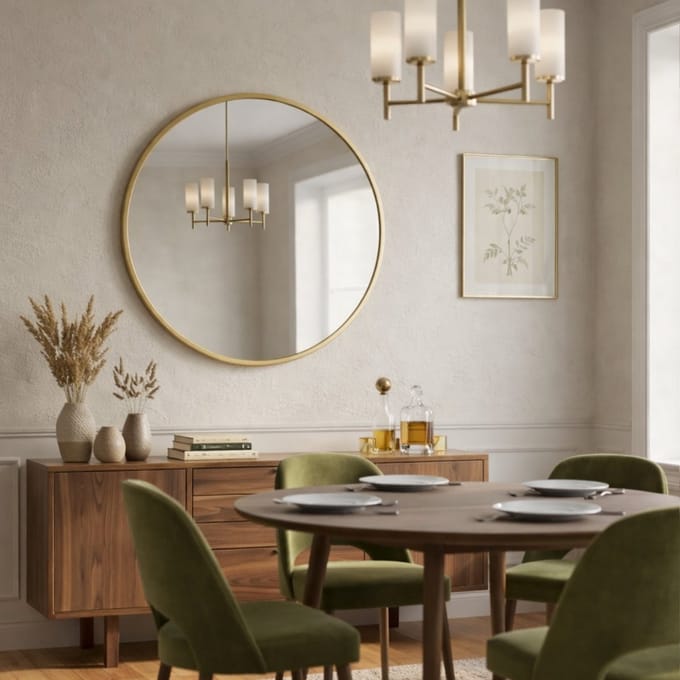 Ronde wandspiegel MIRA, Ø 80 cm