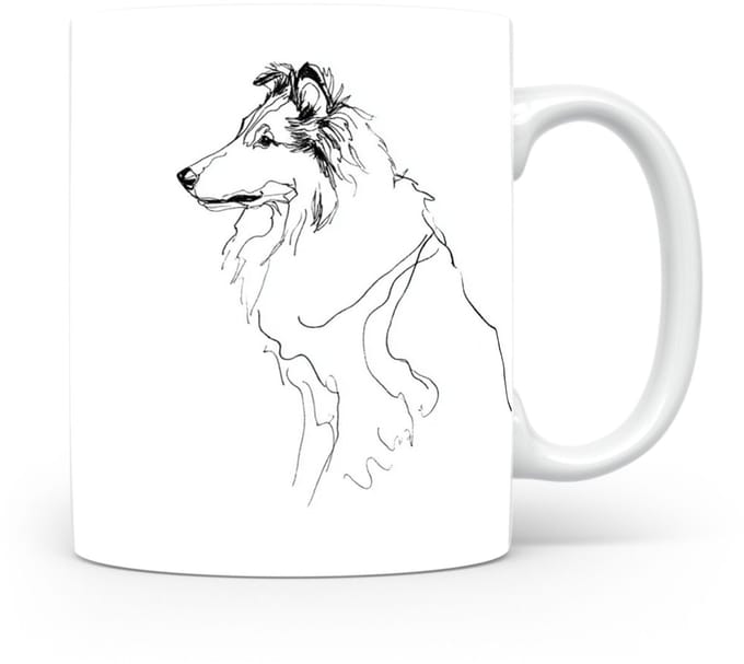 Beker Schotse Collie (Rough Collie)