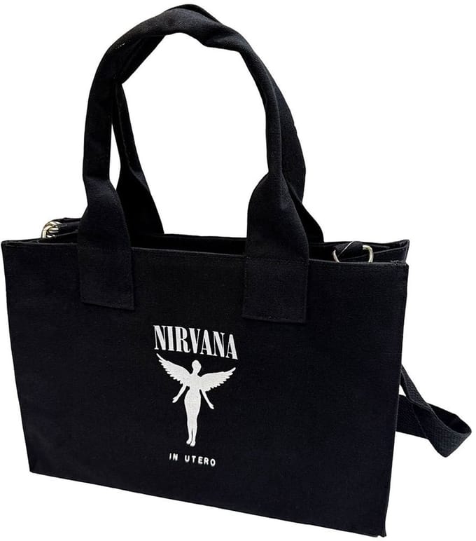 Nirvana - In Utero Schoudertas/Shopper - Zwart