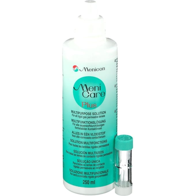 Menicare Plus 250 Bewarings-en-reinigingsoplossing