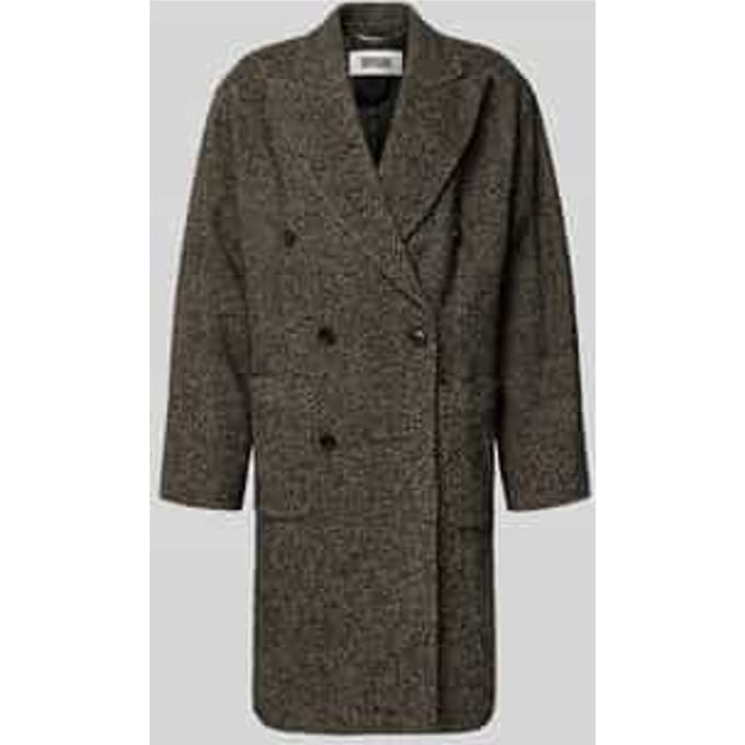 Lange jas van wolmix, model 'MATESSO'