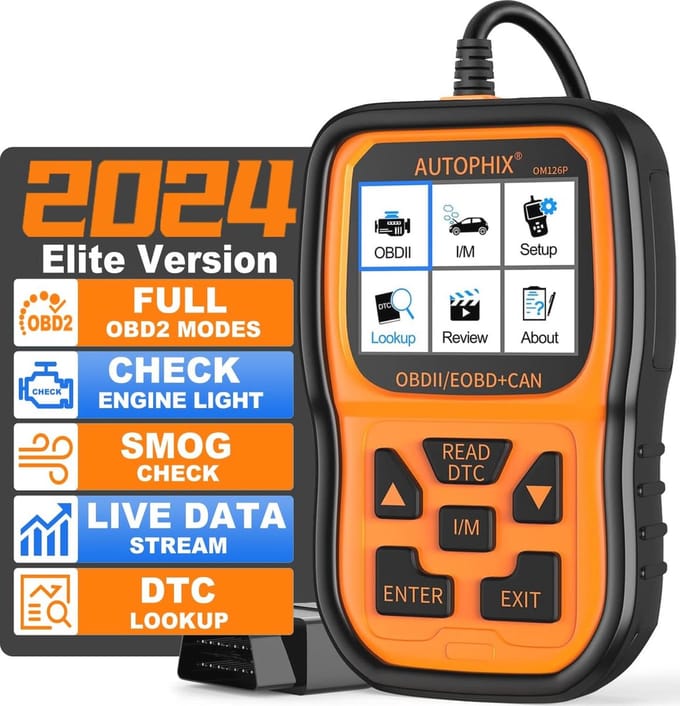 OBD2 Auto Foutcode Reader met 14 Speciale Functies - Geschikt voor Alle Na 1996 Voertuigen