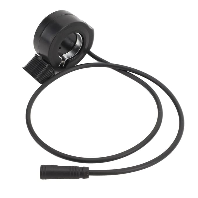 Câble d'accélérateur 130X Accélérateur Connecteur étanche 3 broches Accélérateur au pouce pour BAFANG BBS01 BBS02 Vélo électrique black