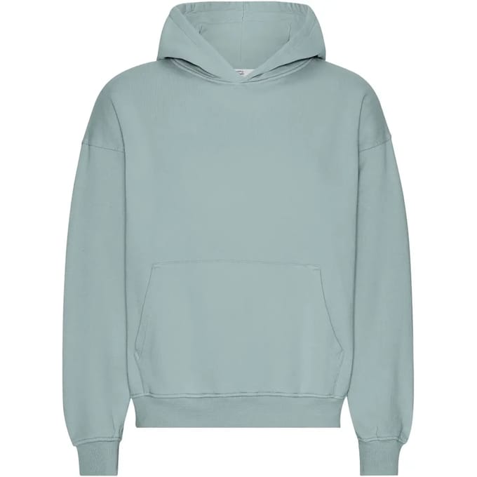 Oversized sweatshirt met capuchon Colorful Standard Organic Steel Blue