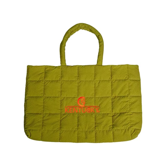 Kentucky Gewatteerde Tas Logo-Khaki