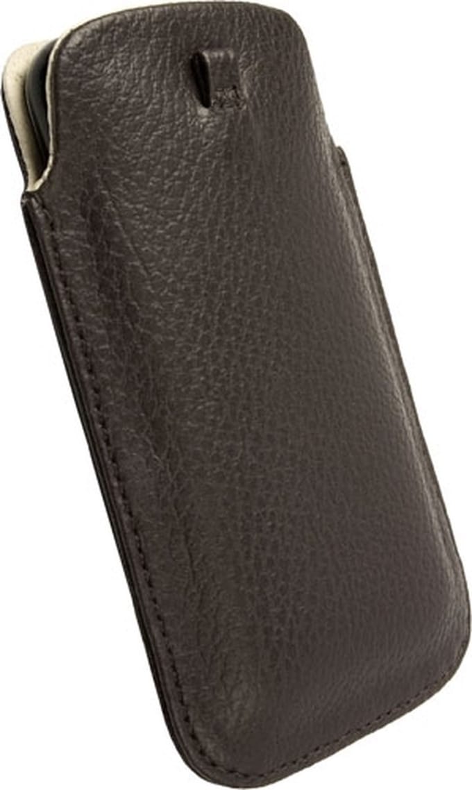 Krusell Gaia Lederen Beschermhoes - M - Bruin